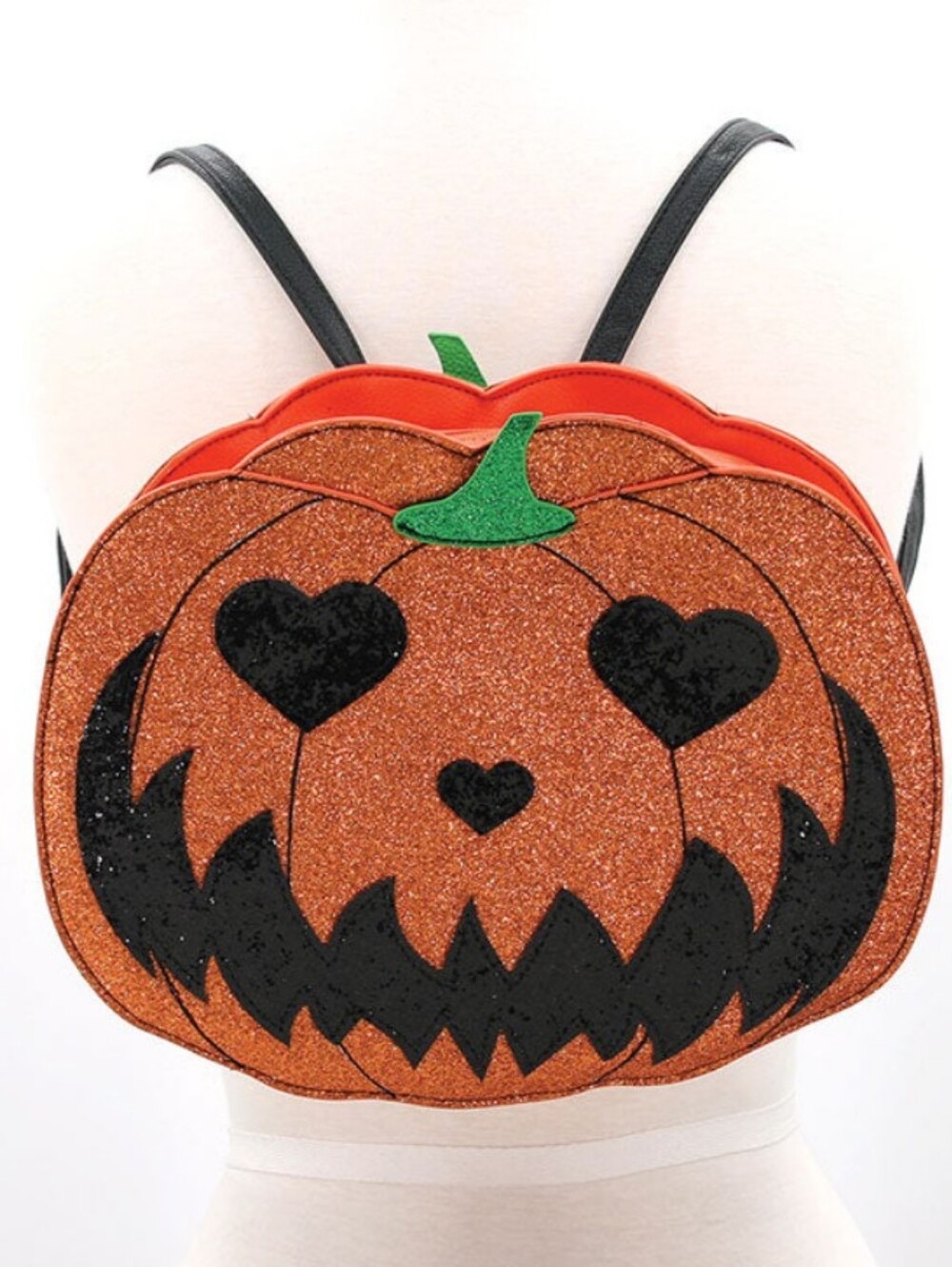 Comeco Sleepyville Critters Unique Vintage glitter jackolantern pumpkin backpack